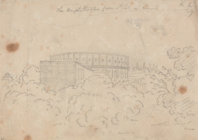 The Amphitheater seen from S. Pietro in Vinculo by John Robert Cozens